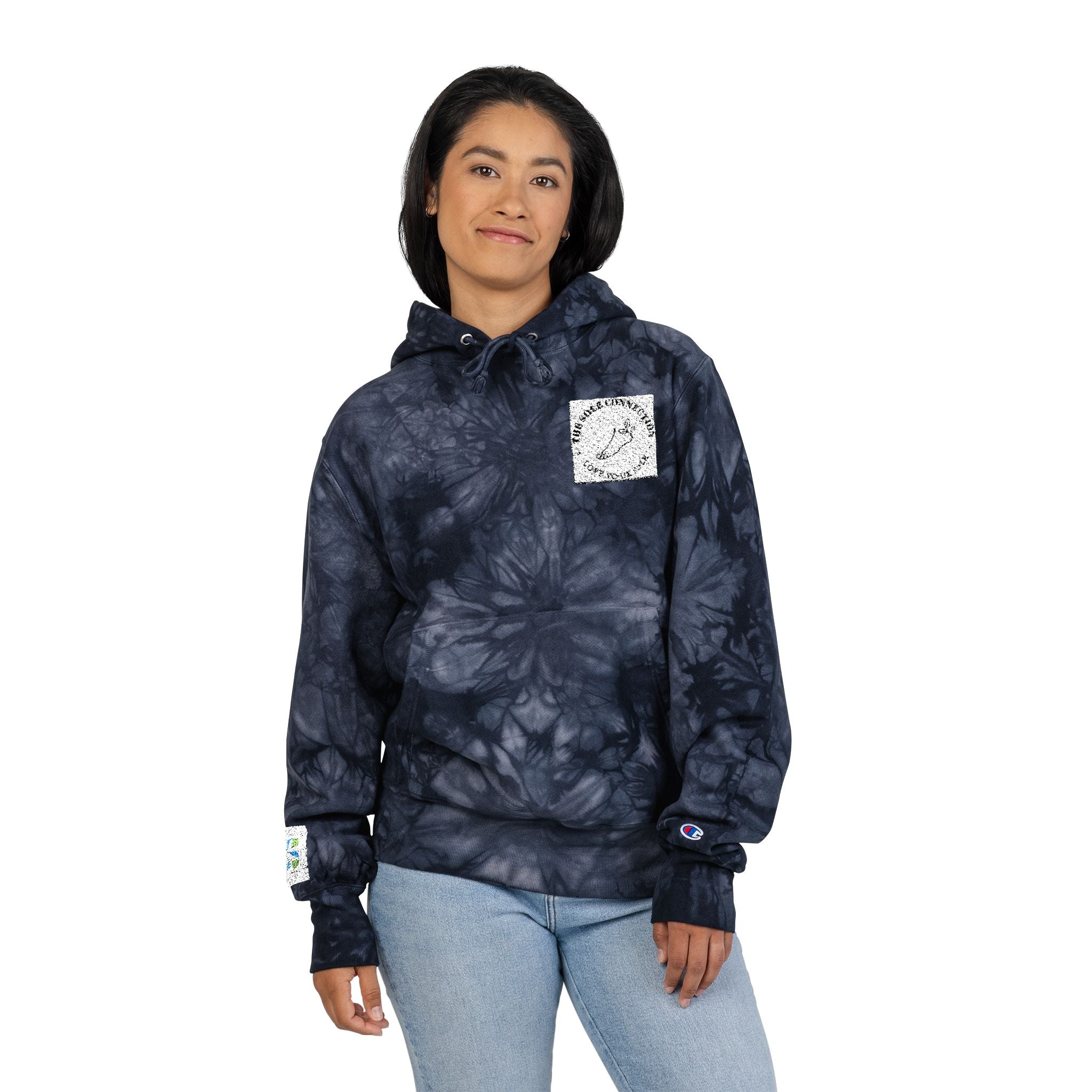 Unisex TSC Champion Tie-Dye Hoodie (Embroidery)
