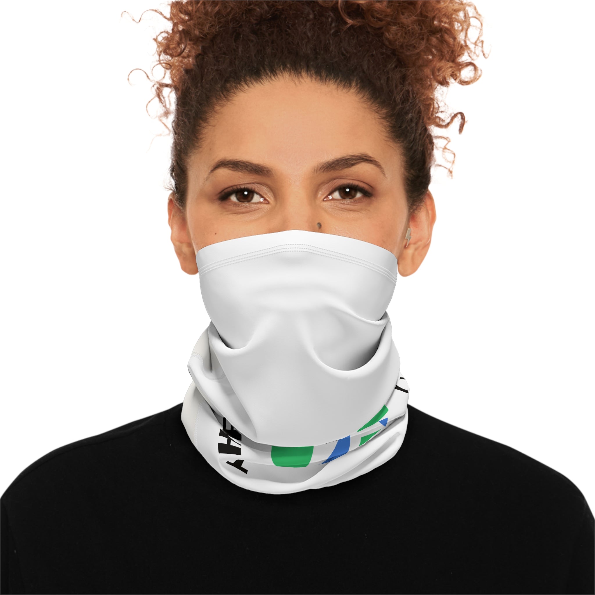 Winter Neck Gaiter With Drawstring