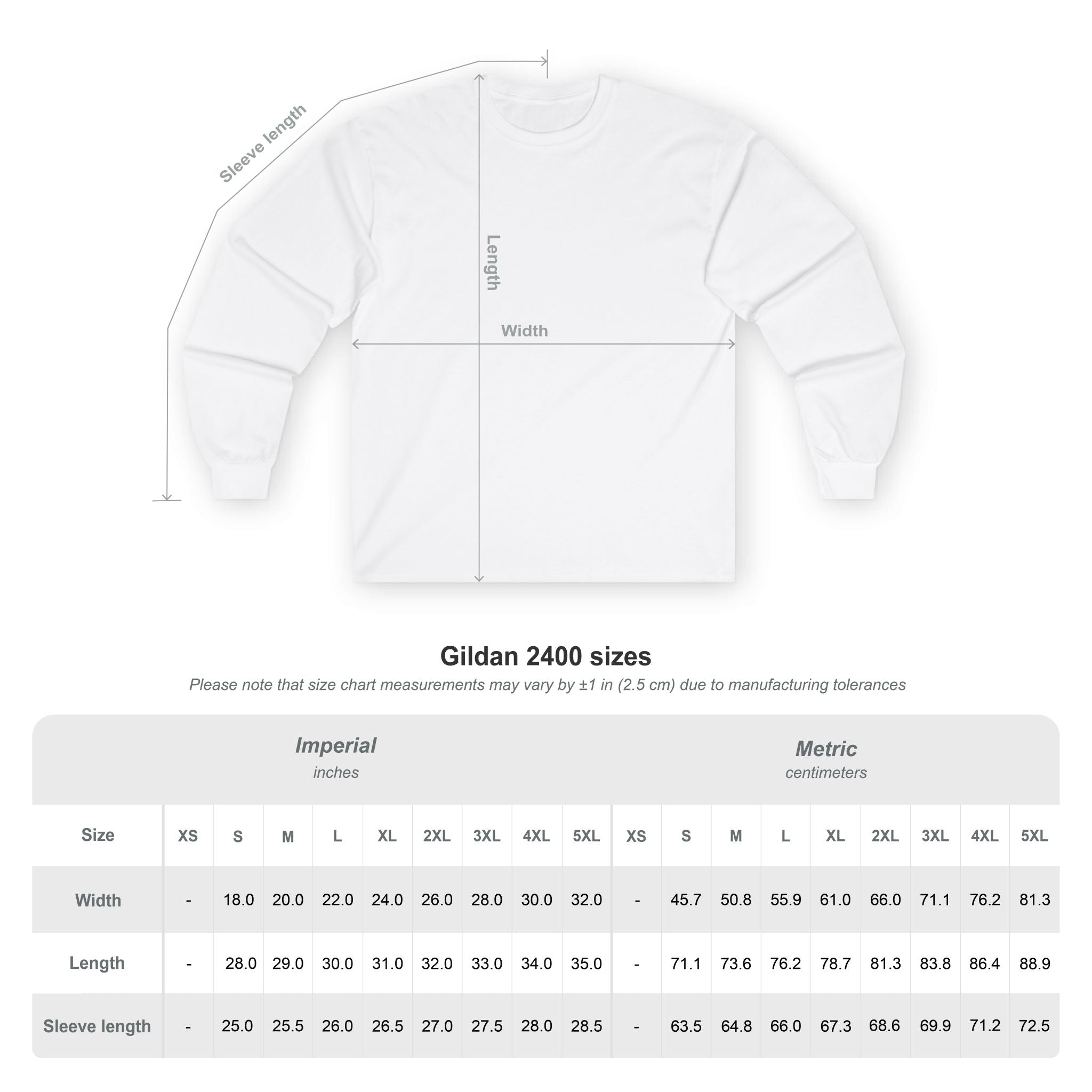 Unisex Cotton Long Sleeve TSC Tee